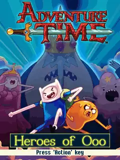 Free download java game Adventure time Heroes of Ooo on your mobile phone! Image №1