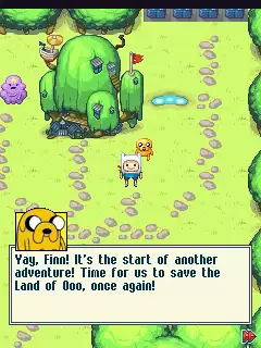 Free download java game Adventure time Heroes of Ooo on your mobile phone! Image №2